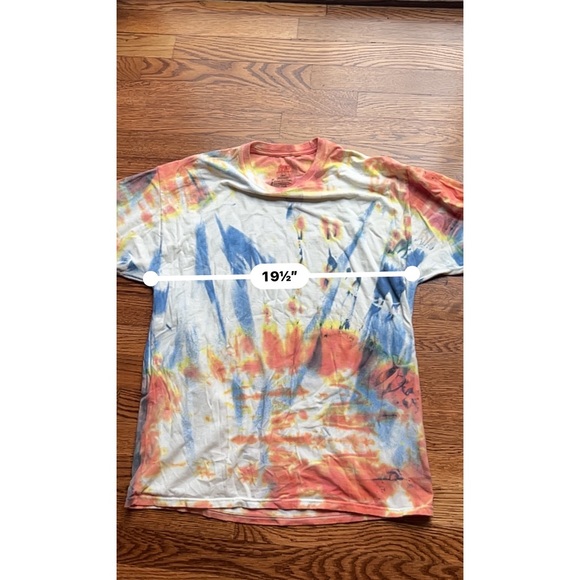 HANES TIE-DIE MEN’S SHORT SLEEVE TEE-SHIRT- SIZE LARGE - Picture 3 of 6